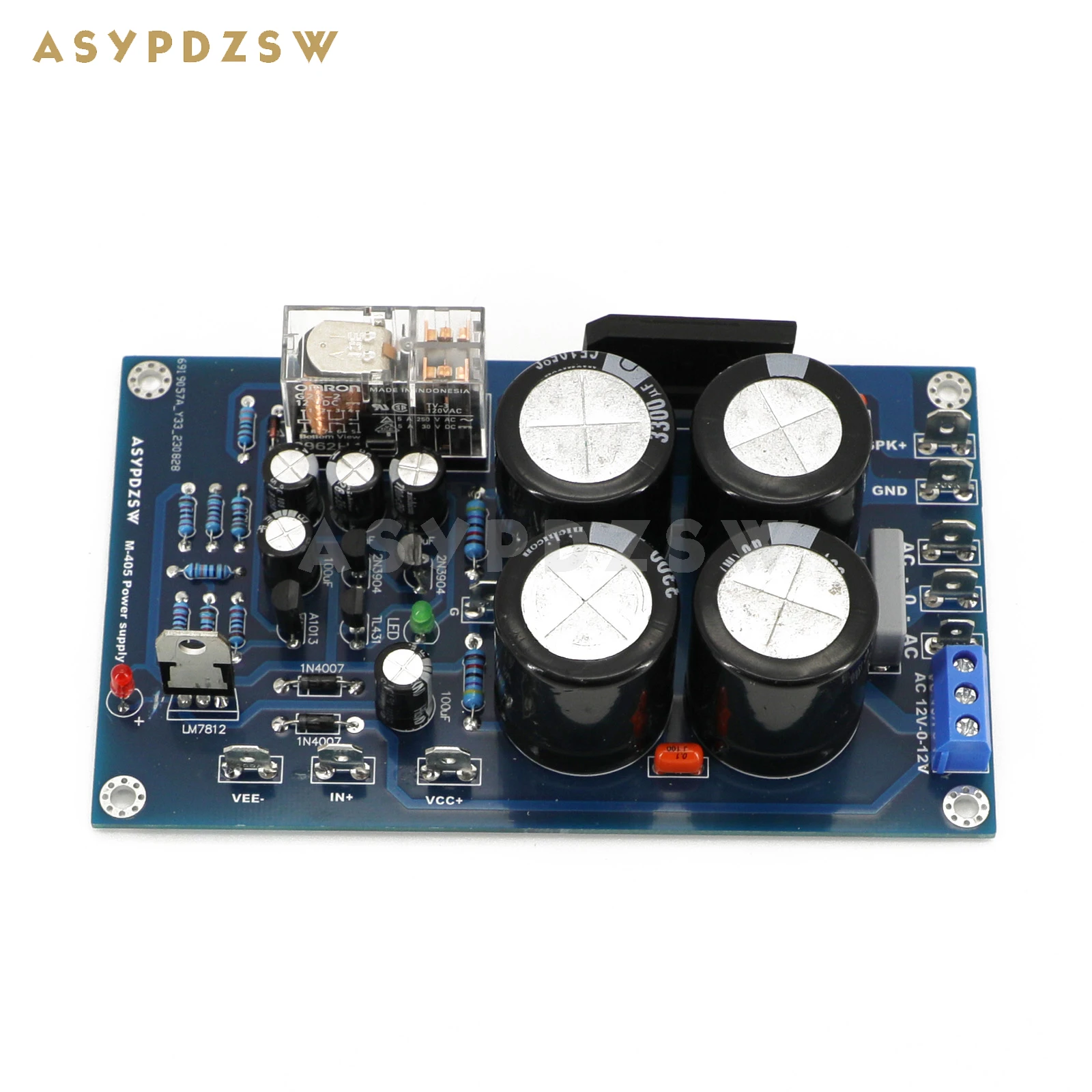 M-405 MONO Amplifier Rectifier power supply DIY Kit/Finished board With speaker protection
M-405 MONO Amplifier Rectifier power supply DIY Kit/Finished board With speaker protection
