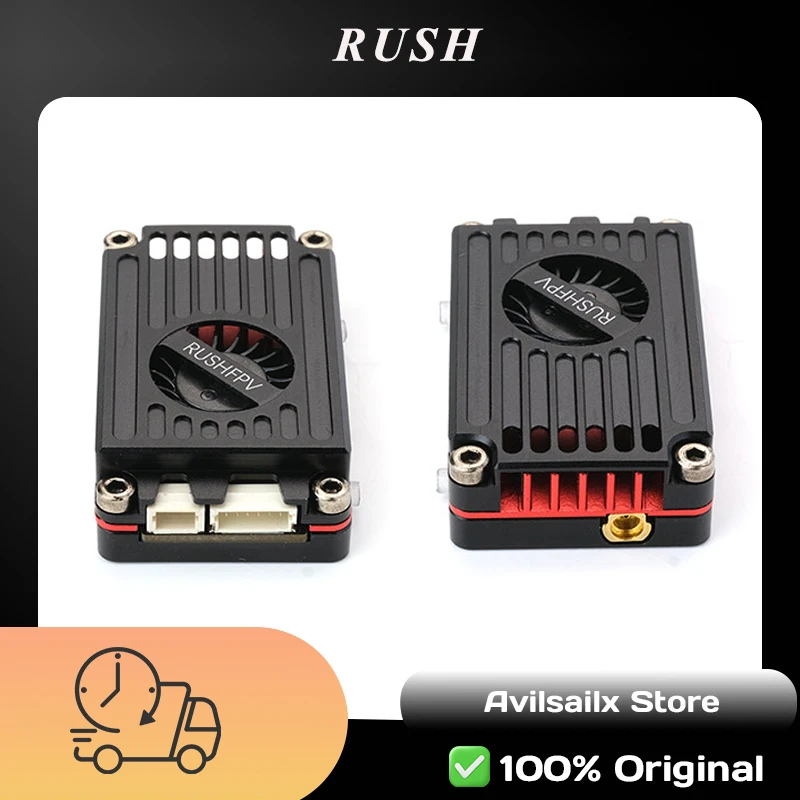 RUSH TANK MAX SOLO 5.8GHz 2.5W 48CH High Power VTX Video Transmitter CNC Shell for RC FPV Long Range Fixed‑wing Drone DIY
RUSH TANK MAX SOLO 5.8GHz 2.5W 48CH High Power VTX Video Transmitter CNC Shell for RC FPV Long Range Fixed‑wing Drone DIY