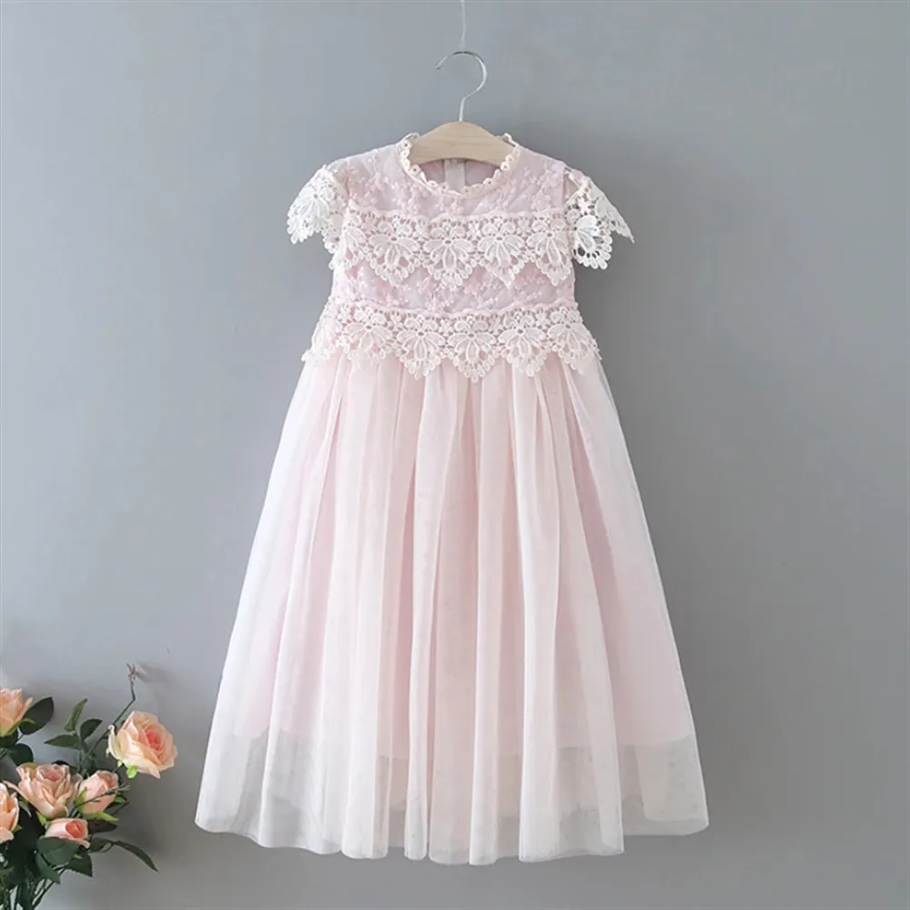 Elegant Flower Girl Wedding Dress Appliques Lace Sleeveless Princess Birthday Party Prom Dress First Communion Gown Customized 
Elegant Flower Girl Wedding Dress Appliques Lace Sleeveless Princess Birthday Party Prom Dress First Communion Gown Customized