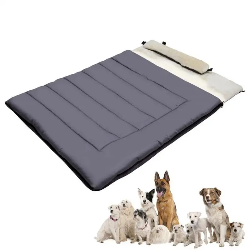 Dog Mats For Sleeping Dog Bed With Pillow Waterproof Warm Pet Accessories For Camping Hiking Backpacking Indoor Outdoor 
Dog Mats For Sleeping Dog Bed With Pillow Waterproof Warm Pet Accessories For Camping Hiking Backpacking Indoor Outdoor