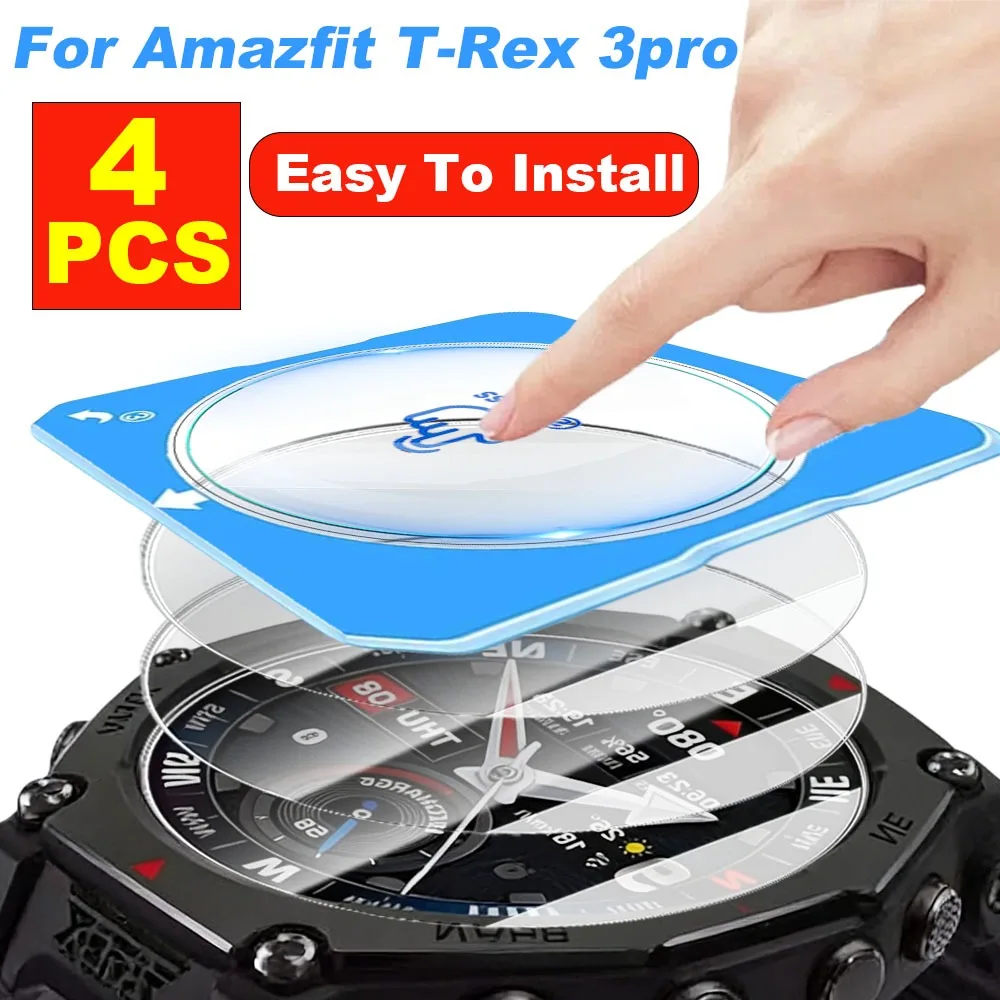 1-4PCS Tempered Glass for Amazfit T-Rex 3pro Watch Premium Screen Protector Anti-Scratch Full Cover Protection Film Accessories
1-4PCS Tempered Glass for Amazfit T-Rex 3pro Watch Premium Screen Protector Anti-Scratch Full Cover Protection Film Accessories