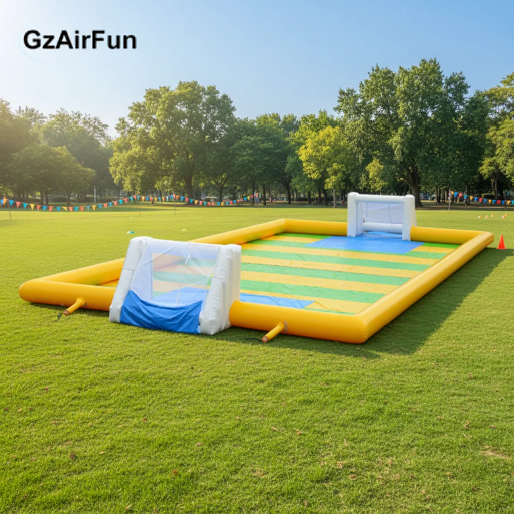 Exciting Sport Games Inflatable Football Field Soap Football Pitch Inflatable Soccer Playground
Exciting Sport Games Inflatable Football Field Soap Football Pitch Inflatable Soccer Playground