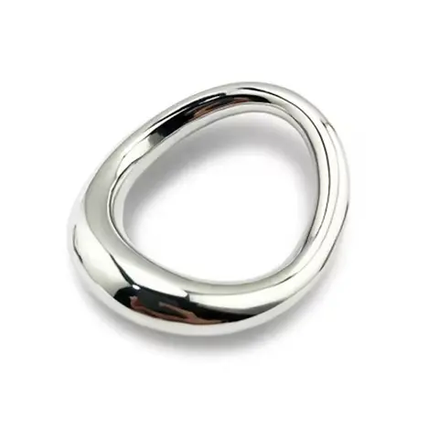 De acero inoxidable grande pesado deber hombre bola ensanchador de escroto pene de metal de bloqueo anillo demora la eyaculación BDSM juguete sexual de los hombres