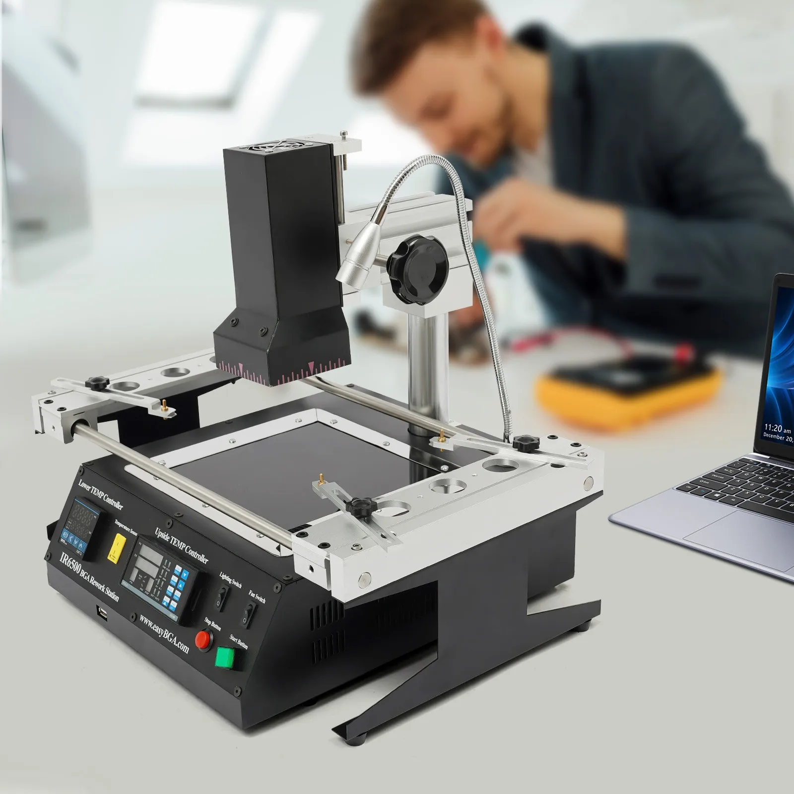 220 V Welder Welder Soldering Workstation 1250W IR6500 BGA Infrared Rework Soldering Station Welder Soldering Workstation
220 V Welder Welder Soldering Workstation 1250W IR6500 BGA Infrared Rework Soldering Station Welder Soldering Workstation