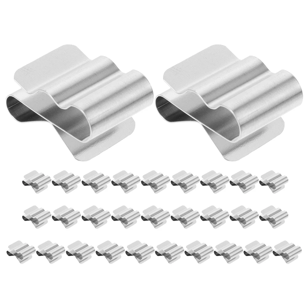 30 Pcs Photovoltaic Cable Clamp Camper Cord Management Trailer Cargo Wire Silver Boat for Boats
30 Pcs Photovoltaic Cable Clamp Camper Cord Management Trailer Cargo Wire Silver Boat for Boats