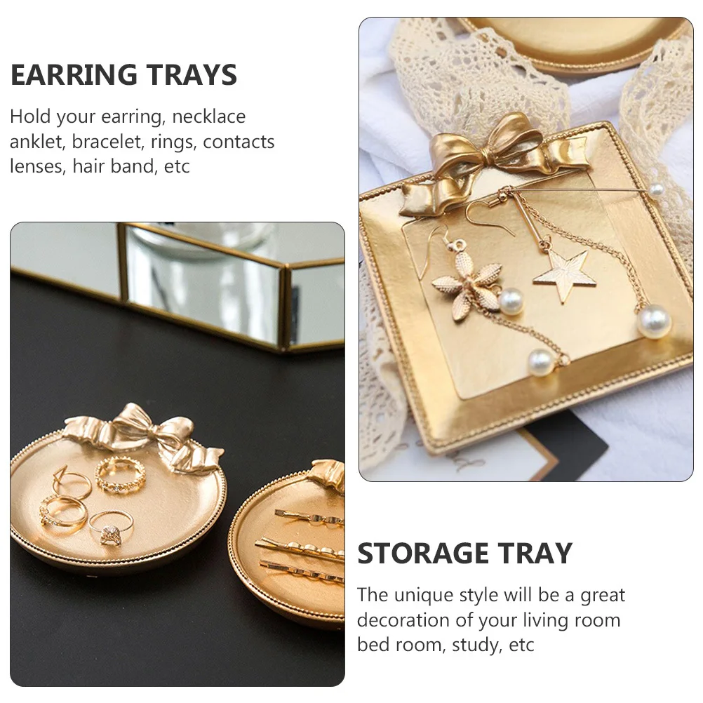2Pcs Resin Jewelry Storage Tray Delicate Earring Ring Holder Display Plate Home Organizer Decor Jewelry Storage Plate
2Pcs Resin Jewelry Storage Tray Delicate Earring Ring Holder Display Plate Home Organizer Decor Jewelry Storage Plate