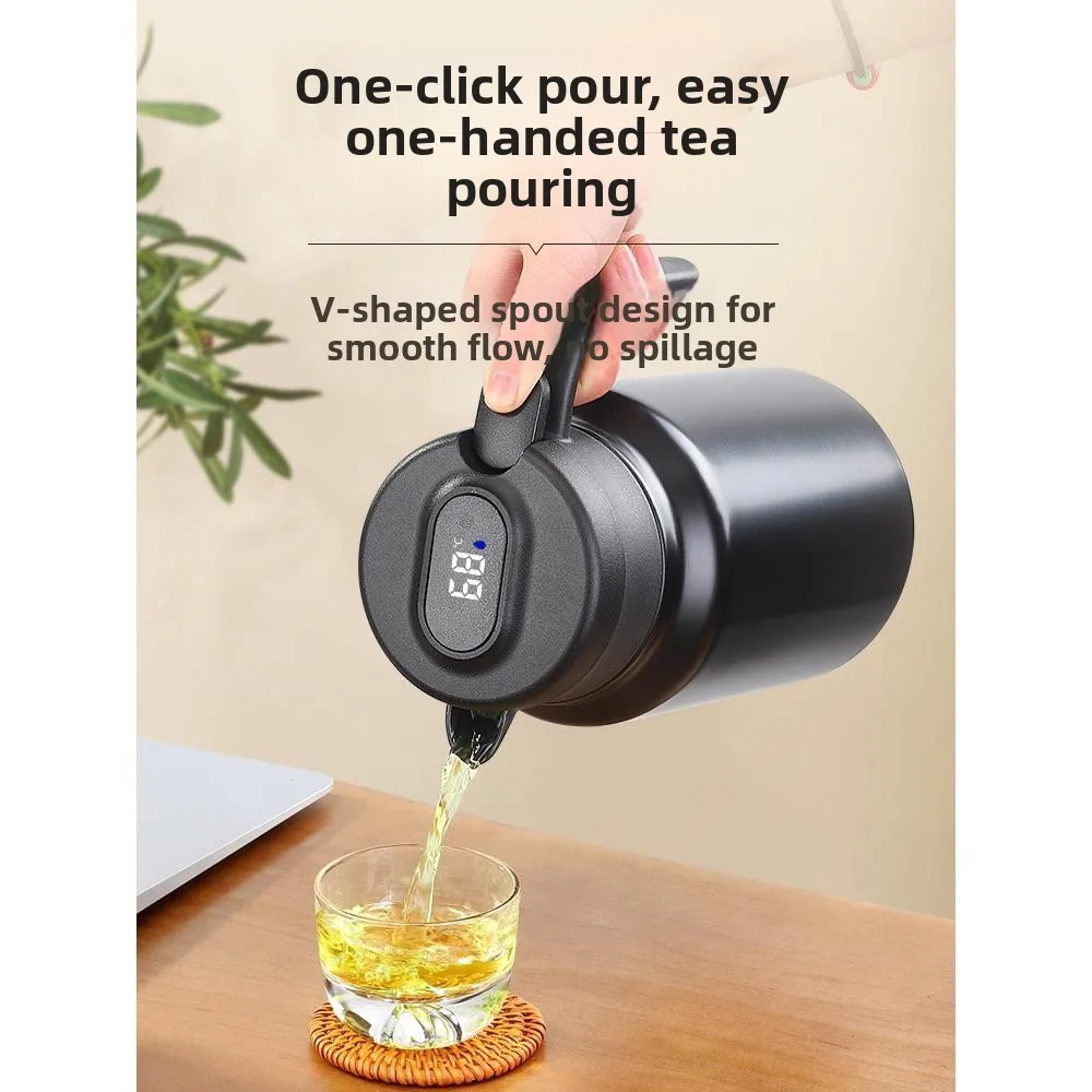 Large Capacity Stainless Steel Tea Pot Yunnan Puer Tea Brewing Flask Insulated Mug Boiling Water Pot for Camping Traveling
Large Capacity Stainless Steel Tea Pot Yunnan Puer Tea Brewing Flask Insulated Mug Boiling Water Pot for Camping Traveling