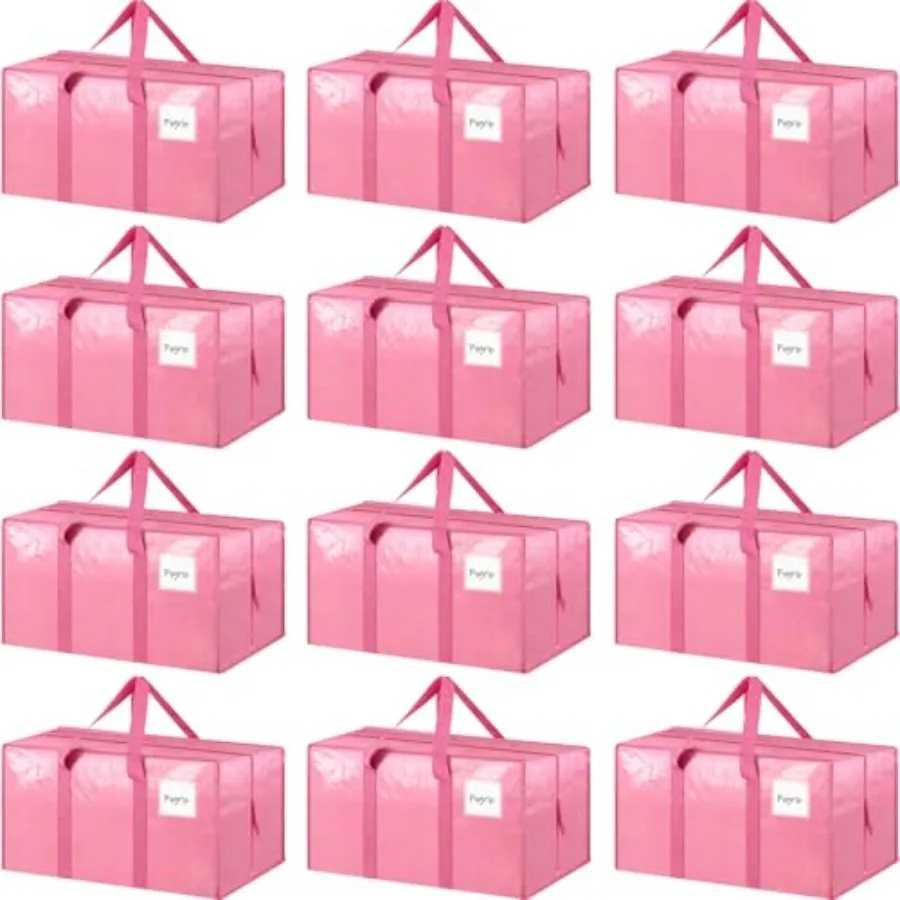 Extra Heavy Duty Large Moving Bags with Strong Zipper and Comfortable Handles, Sturdy and Durable Clothes Storage Bags Totes Bi
Extra Heavy Duty Large Moving Bags with Strong Zipper and Comfortable Handles, Sturdy and Durable Clothes Storage Bags Totes Bi