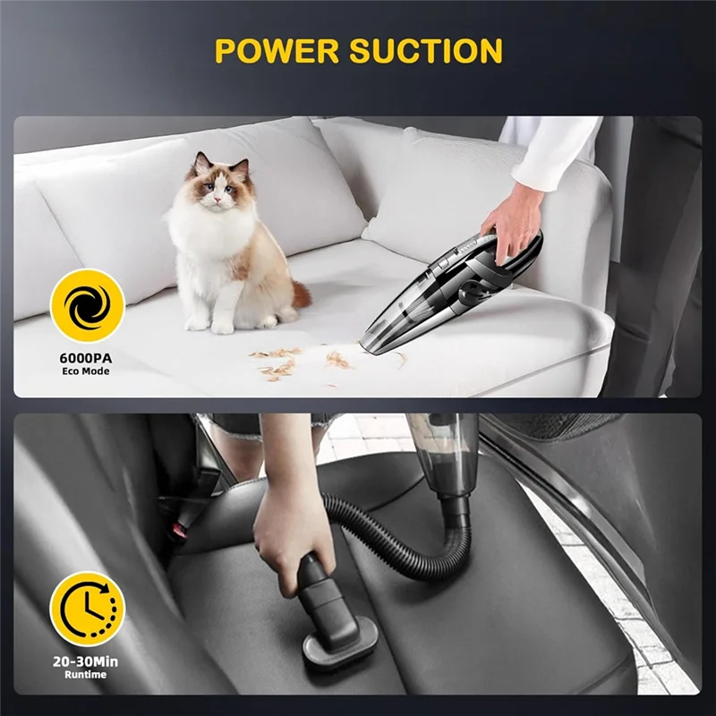YWDZ-Портативный автомобильный пылесос, беспроводной ручной мини-пылесос с зарядкой через USB, перезаряжаемый для дома, волос домашних животных, пылесборника
YWDZ-Портативный автомобильный пылесос, беспроводной ручной мини-пылесос с зарядкой через USB, перезаряжаемый для дома, волос домашних животных, пылесборника