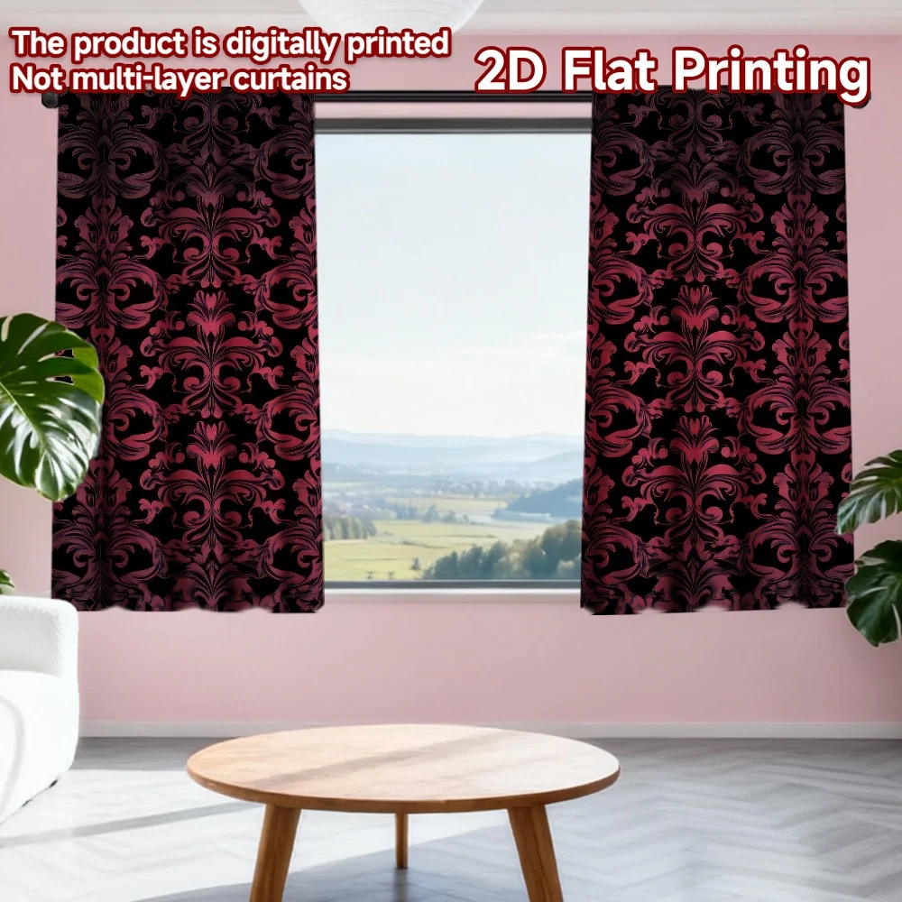 2D flat printing 2pcs Curtains Floral Motif Digital Printed Polyester Drapes Festive Holiday Perfect for Holiday Home Decor &
2D flat printing 2pcs Curtains Floral Motif Digital Printed Polyester Drapes Festive Holiday Perfect for Holiday Home Decor &