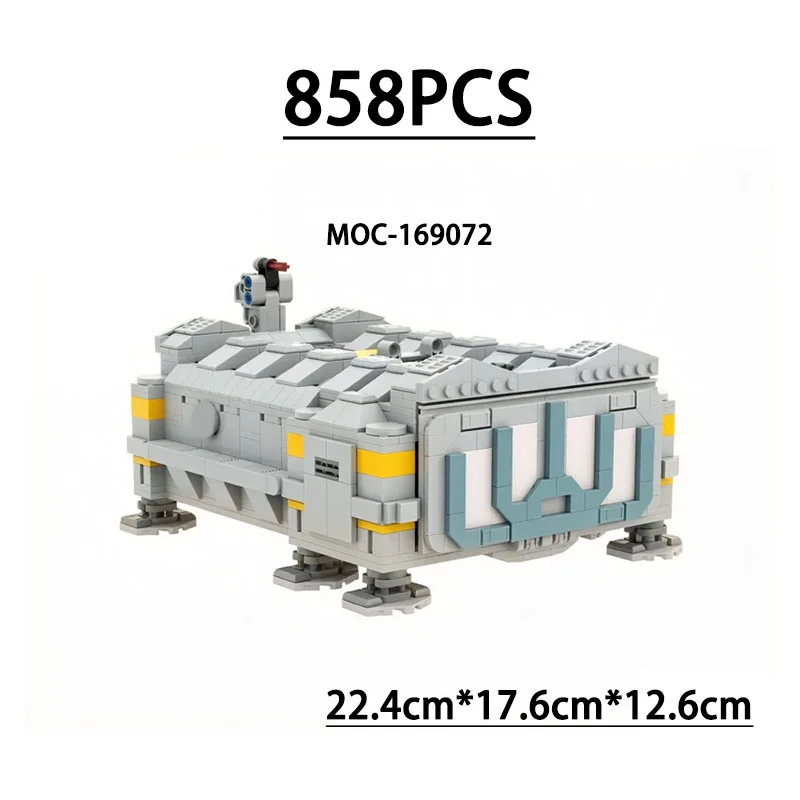 MOC-169072 Building Block Military Camp Shuttle Model, 858 Pieces, Educational Puzzle Birthday, Christmas, and New Year Toy Gift
MOC-169072 Building Block Military Camp Shuttle Model, 858 Pieces, Educational Puzzle Birthday, Christmas, and New Year Toy Gift