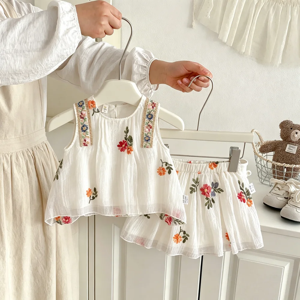 2pc/Set Baby Set Summer Floral Cotton Top Skirt And Pants Baby Dresses Cute Beach Bohemian Style Baby Girl Set
2pc/Set Baby Set Summer Floral Cotton Top Skirt And Pants Baby Dresses Cute Beach Bohemian Style Baby Girl Set