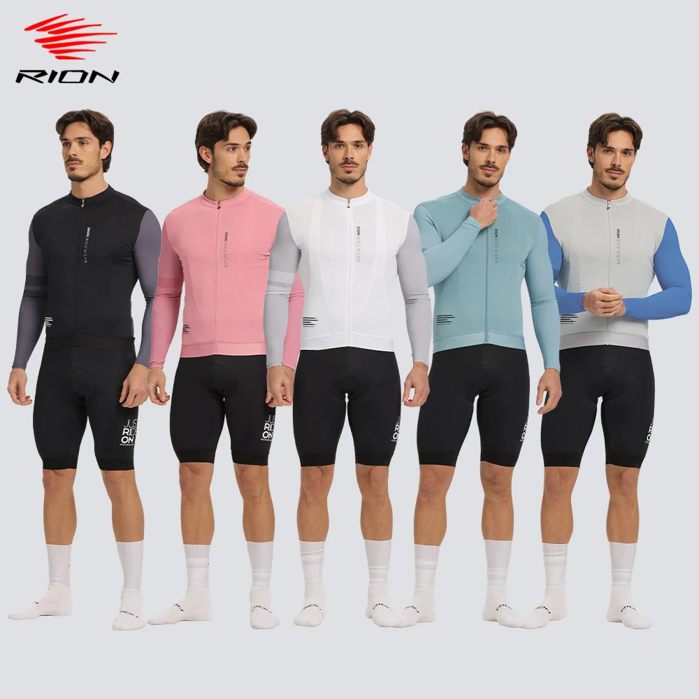RION Men Cycling Jerseys Long Sleeves MTB Jersey Bike Shirts UPF 50+ Sun Protection Pro Team Uniform Mountain Bicycle Clothing
RION Men Cycling Jerseys Long Sleeves MTB Jersey Bike Shirts UPF 50+ Sun Protection Pro Team Uniform Mountain Bicycle Clothing