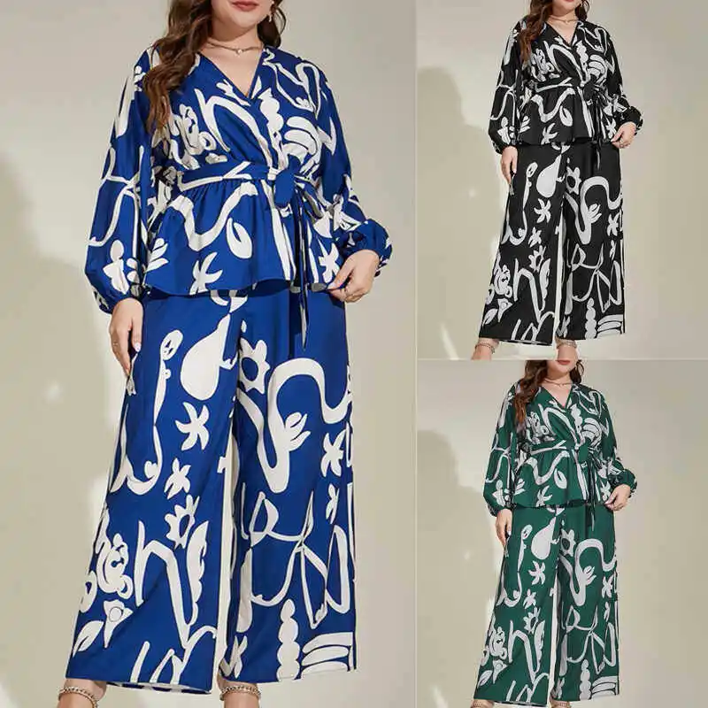 Autumn plus Size Women's Suit Long Sleeve Shirt And Pants Two Piece Set Fashionable Workwear Winter Office Outfit L4XL
Autumn plus Size Women's Suit Long Sleeve Shirt And Pants Two Piece Set Fashionable Workwear Winter Office Outfit L4XL