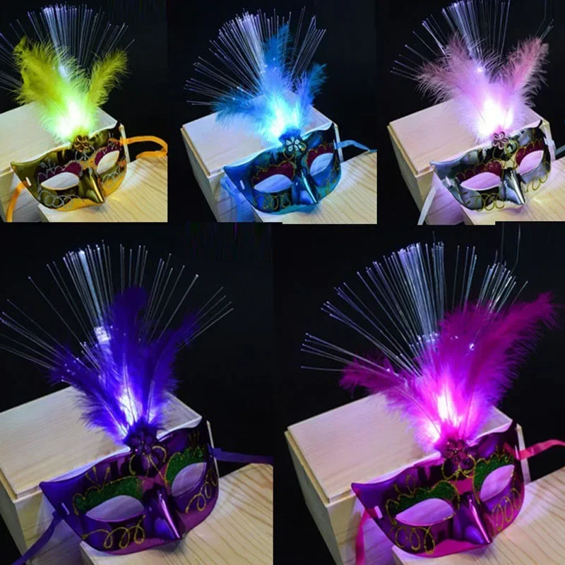 20pcs Masquerade Half Face Cover Dance Party Thanksgiving Cosplay Costumes Glow Light Up Party Mask Halloween Christmas
20pcs Masquerade Half Face Cover Dance Party Thanksgiving Cosplay Costumes Glow Light Up Party Mask Halloween Christmas
