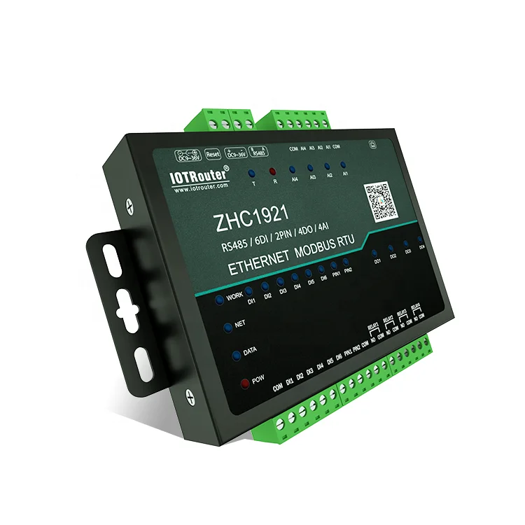 Industrial IOT Gateway MQTT Protocol Ethernet Analog IO 12 Channel Modbus TCP Router
Industrial IOT Gateway MQTT Protocol Ethernet Analog IO 12 Channel Modbus TCP Router