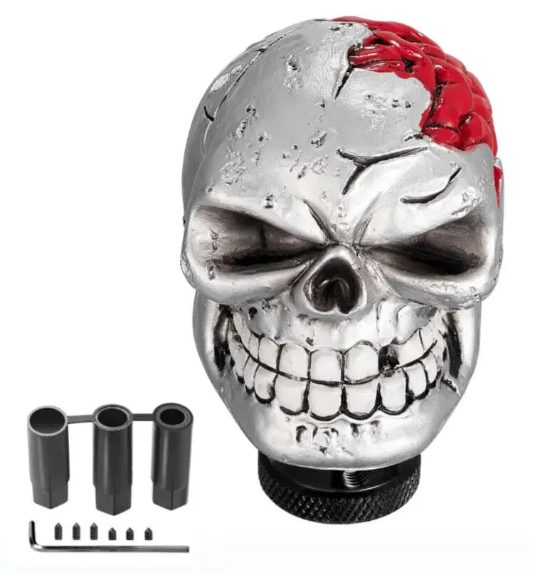 1x Skull Silver Gear Shifter Knob Car Lever Stick Manual Transmission Universal
1x Skull Silver Gear Shifter Knob Car Lever Stick Manual Transmission Universal