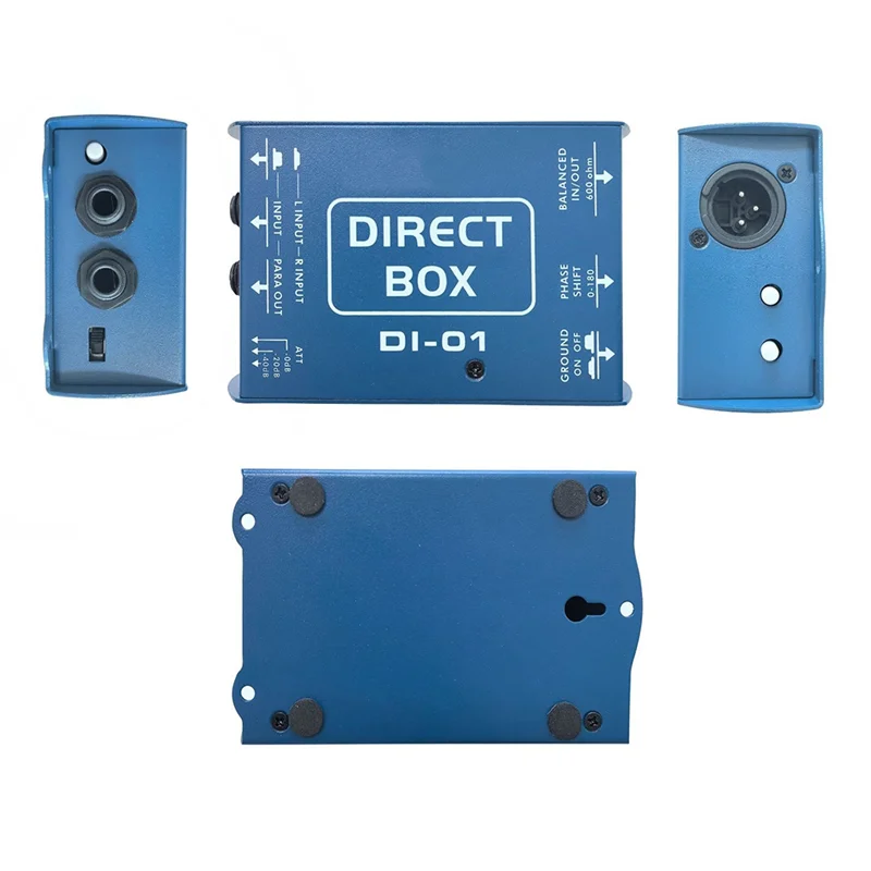 B48B-Audio Converter Unbalanced Signal Converter DI Effects Passive DI Box Direct Injection
B48B-Audio Converter Unbalanced Signal Converter DI Effects Passive DI Box Direct Injection
