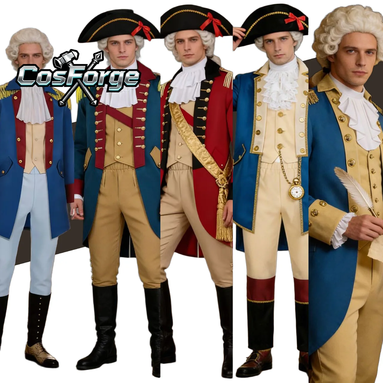 Children George Washington Cosplay - Palace Stage Performance Pirate Costume Halloween
Children George Washington Cosplay - Palace Stage Performance Pirate Costume Halloween