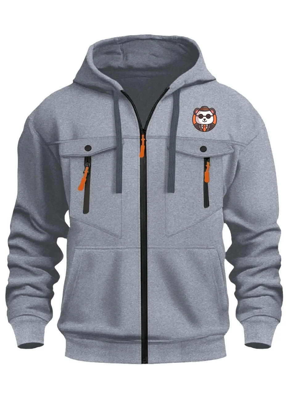 Cartoon pattern printed men's hoodie - zipper sweatshirt, street trend - zipper pocket - casual outdoor sportswear men's jacket
Cartoon pattern printed men's hoodie - zipper sweatshirt, street trend - zipper pocket - casual outdoor sportswear men's jacket