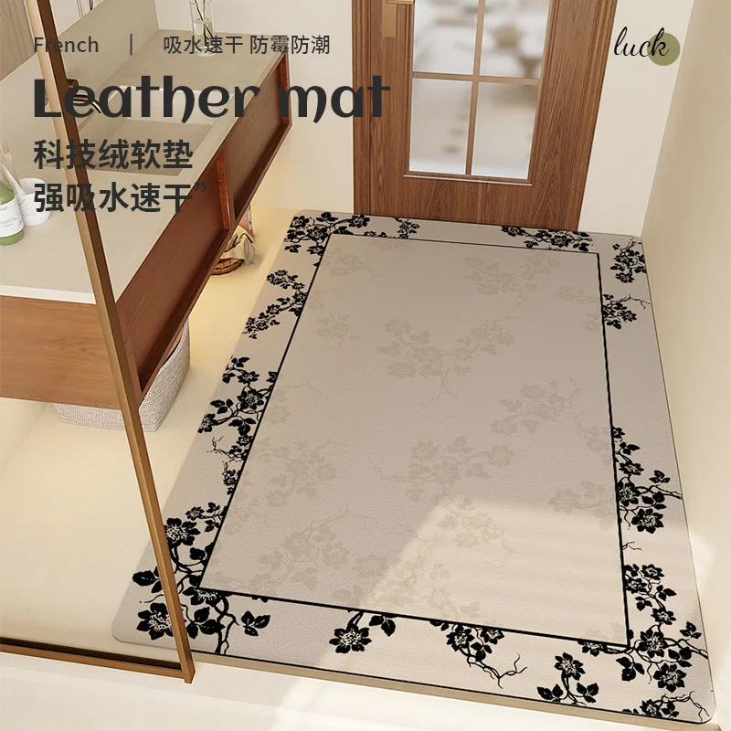 Bathroom floor mat, diatom mud, water absorption and non-slip sink, toilet large size full shop, toilet door floor mat dry area
Bathroom floor mat, diatom mud, water absorption and non-slip sink, toilet large size full shop, toilet door floor mat dry area
