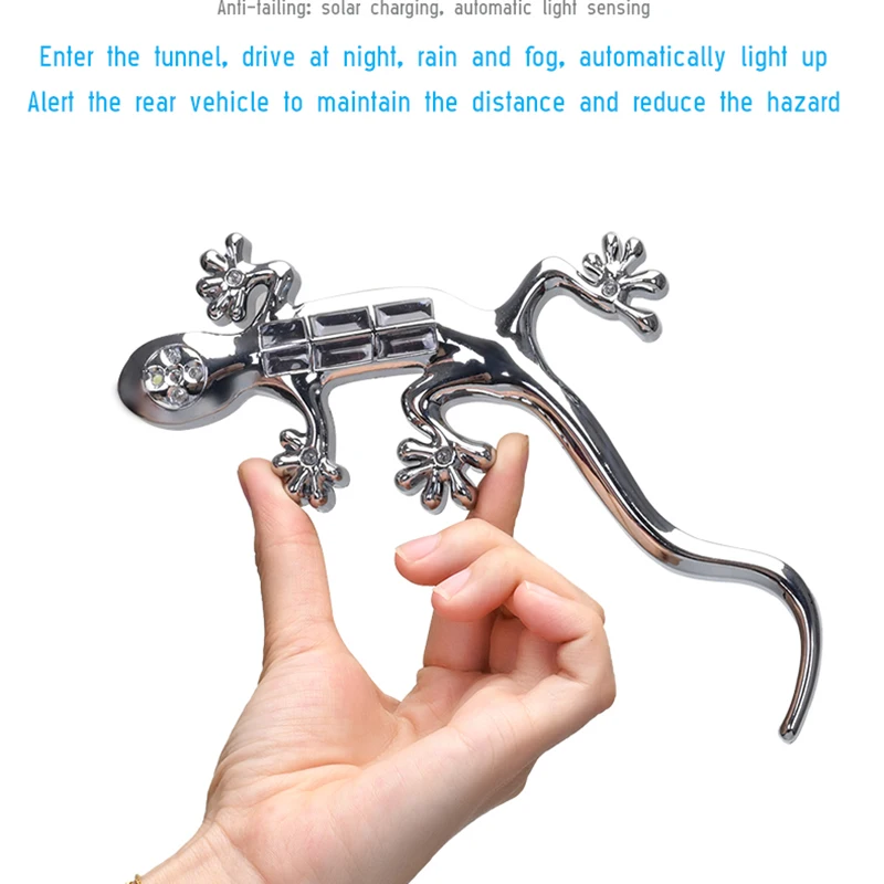 Led Car Gecko Solar Warning Signal Light ABS Sticker Installation Vibration induction High Bright Auto Exterior Atmosphere Lamp
Led Car Gecko Solar Warning Signal Light ABS Sticker Installation Vibration induction High Bright Auto Exterior Atmosphere Lamp