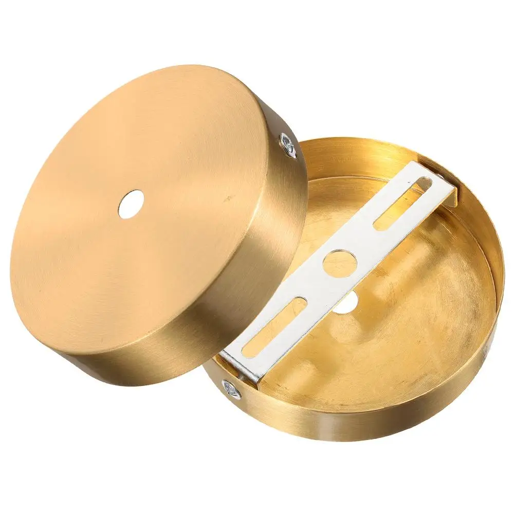 2 Pcs Pendant Light Canopy Kit Round Plate Lamp Base Wall Ceiling Fittings Copper Fan Mounting Metal Durable Brass Diy Modern
2 Pcs Pendant Light Canopy Kit Round Plate Lamp Base Wall Ceiling Fittings Copper Fan Mounting Metal Durable Brass Diy Modern