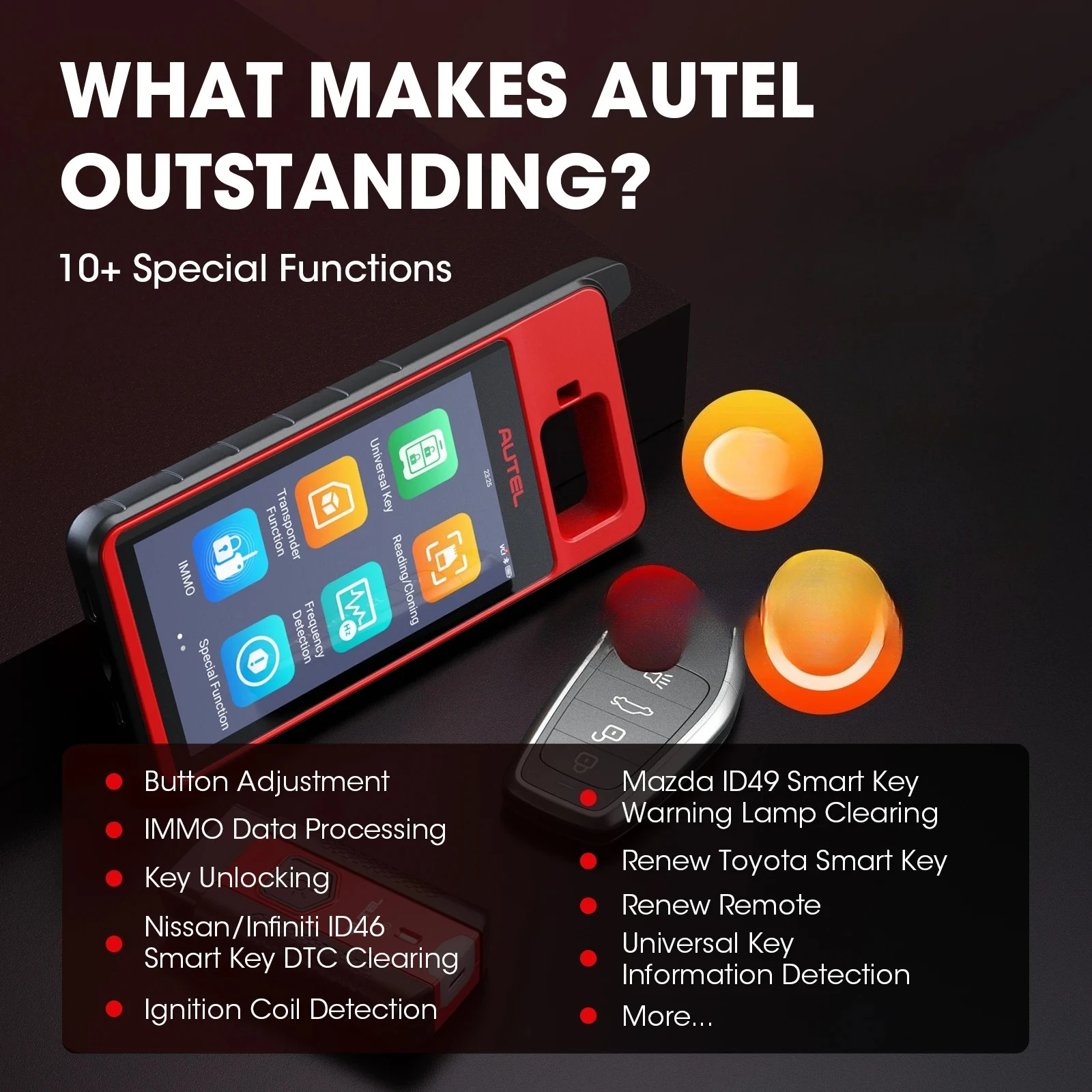 Autel MaxiIM KM100 Key Programming Tool Lifetime Free IMMO Immobilizer Key FOB Programmer Updates PK IM508 IM608
Autel MaxiIM KM100 Key Programming Tool Lifetime Free IMMO Immobilizer Key FOB Programmer Updates PK IM508 IM608