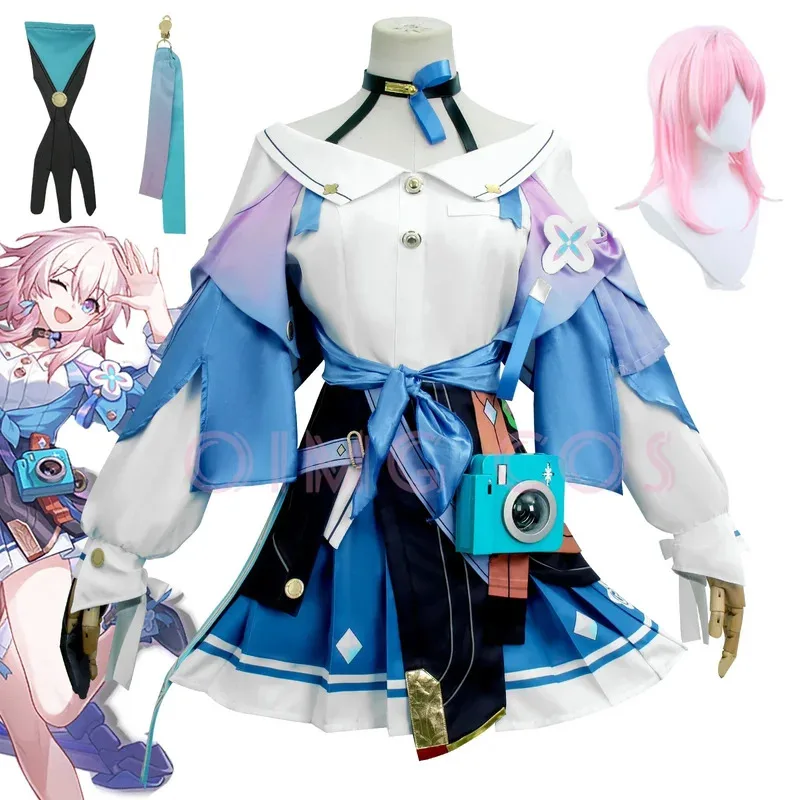 7 марта Косплей Костюм Honkai Star Rail Карнавальная форма Парик Аниме Костюмы на Хэллоуин мужские игры
7 марта Косплей Костюм Honkai Star Rail Карнавальная форма Парик Аниме Костюмы на Хэллоуин мужские игры