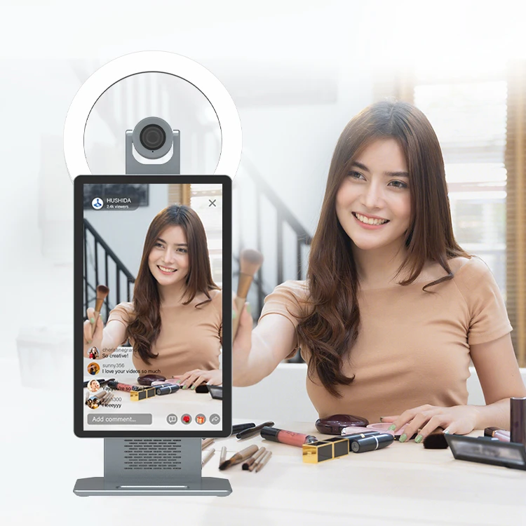 HUSHIDA Portable 15.6 Inch Desktop Lcd Capacitive Touch Wireless All in One Live Streaming Broadcast Monitor With 48mp Camera
HUSHIDA Portable 15.6 Inch Desktop Lcd Capacitive Touch Wireless All in One Live Streaming Broadcast Monitor With 48mp Camera