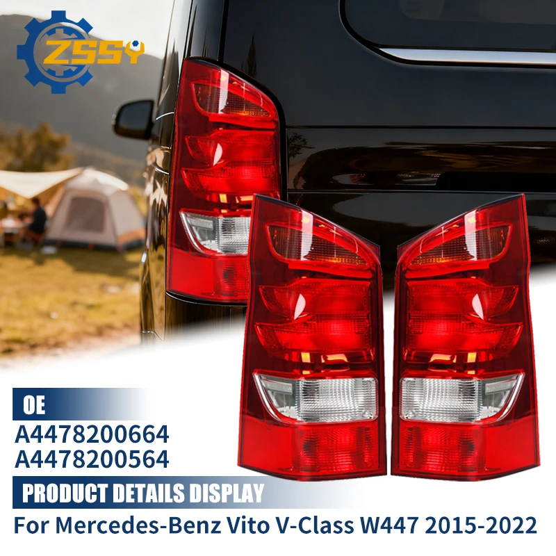Tail Light with Bulbs For Mercedes-Benz Vito V-Class W447 2015-2022 Rear Tail Lamp Brake Lligh Turn Signal Light Car Accessories
Tail Light with Bulbs For Mercedes-Benz Vito V-Class W447 2015-2022 Rear Tail Lamp Brake Lligh Turn Signal Light Car Accessories