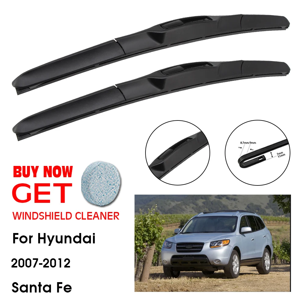 Car Wiper For Hyundai Santa Fe 24"+18" 2007-2012 Front Window Washer Windscreen Windshield Wipers Blades Accessories
Car Wiper For Hyundai Santa Fe 24"+18" 2007-2012 Front Window Washer Windscreen Windshield Wipers Blades Accessories