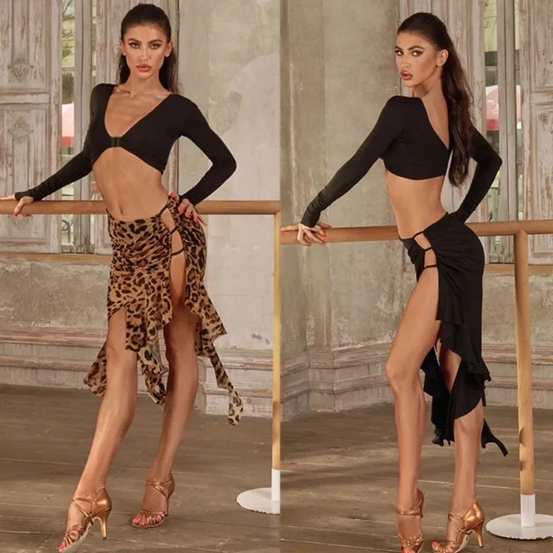 leopard latin skirt Latin Dance Midi Skirt for Women Adults tops National Standard Practice Ou24084
leopard latin skirt Latin Dance Midi Skirt for Women Adults tops National Standard Practice Ou24084