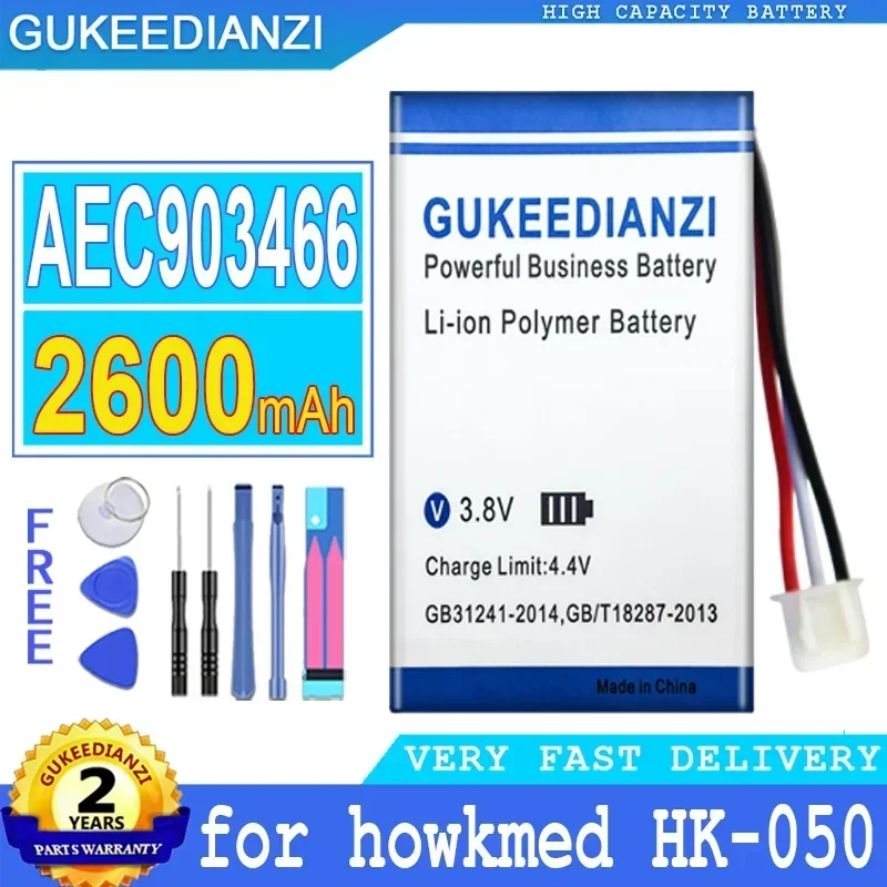 For Howkmed HK-050 2600mAh Premium Replacement AEC903466 Long-Lasting Performance Medical Equipment Battery
For Howkmed HK-050 2600mAh Premium Replacement AEC903466 Long-Lasting Performance Medical Equipment Battery