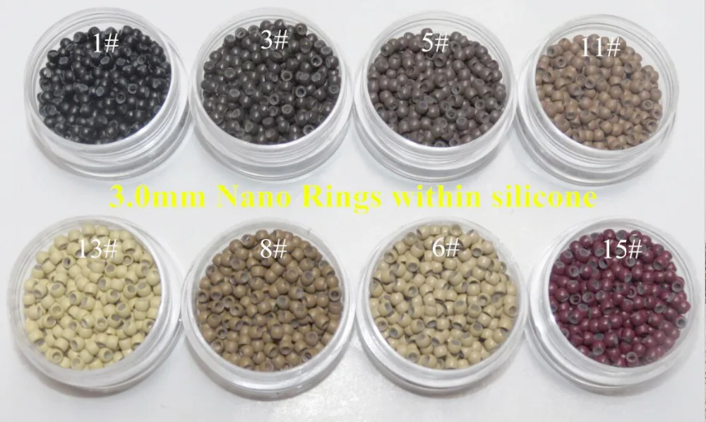 Nano hair beads Hair Ring Beads Extensions Silicone Micro Beads Link 1000 pieces per bottle
Nano hair beads Hair Ring Beads Extensions Silicone Micro Beads Link 1000 pieces per bottle