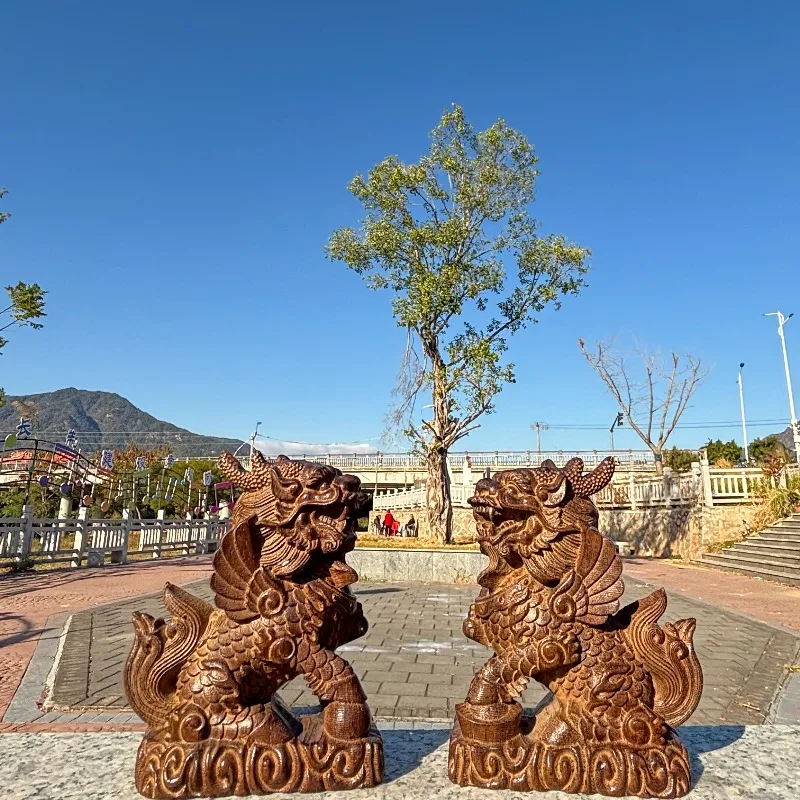 Резная статуэтка кирина из премиального агарового дерева — 4,4 дюйма, традиционная деревянная фигурка кирина для фэн-шуй, декора дома, украшение для гостиной
Резная статуэтка кирина из премиального агарового дерева — 4,4 дюйма, традиционная деревянная фигурка кирина для фэн-шуй, декора дома, украшение для гостиной