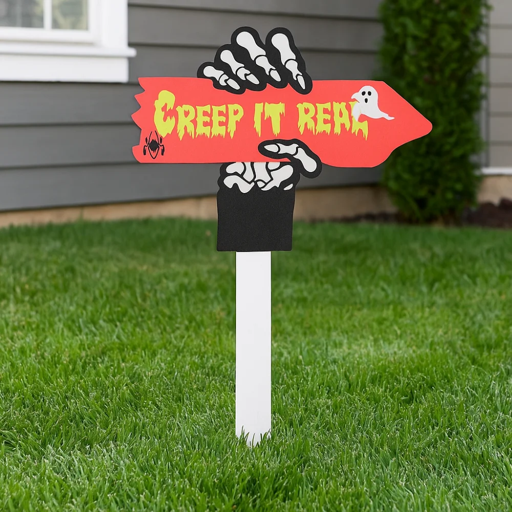 Creative Garden Wooden Signs Lightweight Vintage Halloween Yard Sign Durable Decorative Outdoor Halloween Signs
Creative Garden Wooden Signs Lightweight Vintage Halloween Yard Sign Durable Decorative Outdoor Halloween Signs