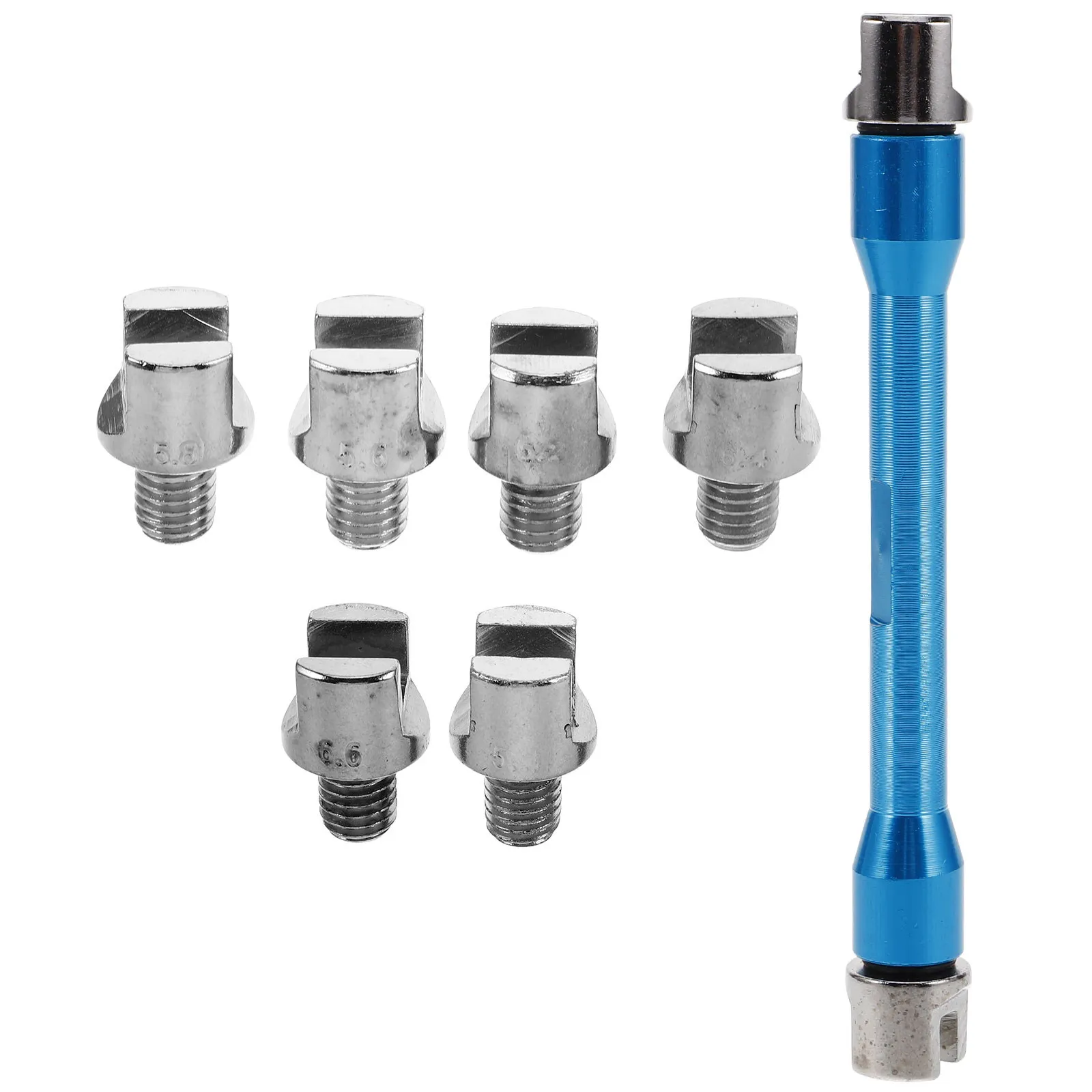 1Set Motorcycle Spoke Wrench Kit Heavy-Duty Steel Spoke Tightening Tool for Wheel Maintenance Compatible with Harley
1Set Motorcycle Spoke Wrench Kit Heavy-Duty Steel Spoke Tightening Tool for Wheel Maintenance Compatible with Harley