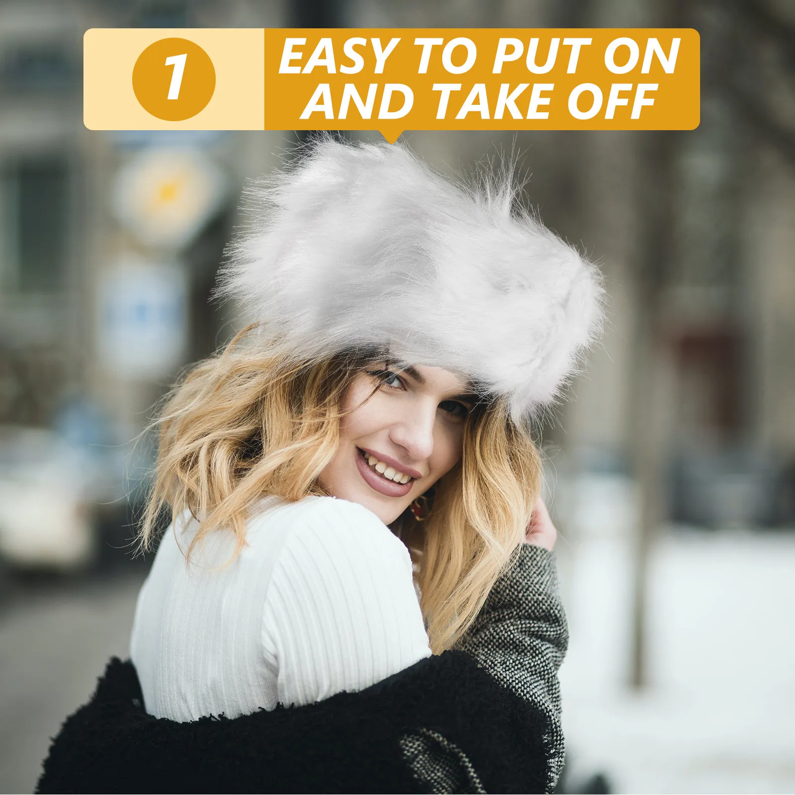Faux Warm Headband Winter Ear Warmer for Women Fashionable Comfortable Soft Warm Winter Headband Hair Accessory for Ladies
Faux Warm Headband Winter Ear Warmer for Women Fashionable Comfortable Soft Warm Winter Headband Hair Accessory for Ladies