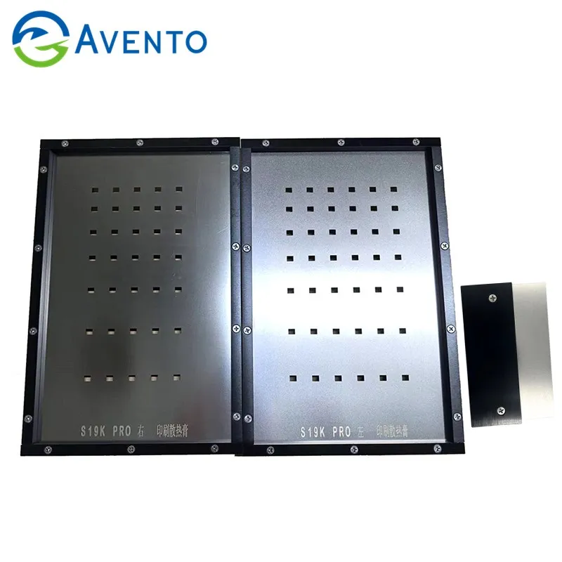 Thermal paste mold for Antminer S19kpro hash board Used to help Antminer S19KPro hash board ASIC chip evenly apply the
Thermal paste mold for Antminer S19kpro hash board Used to help Antminer S19KPro hash board ASIC chip evenly apply the
