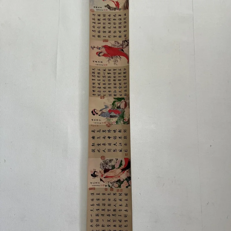 Каллиграфия знаменитостей в античном стиле и живопись «Четыре красавицы Тан Инь», прокрутка, декоративная живопись для гостиной C 
Каллиграфия знаменитостей в античном стиле и живопись «Четыре красавицы Тан Инь», прокрутка, декоративная живопись для гостиной C