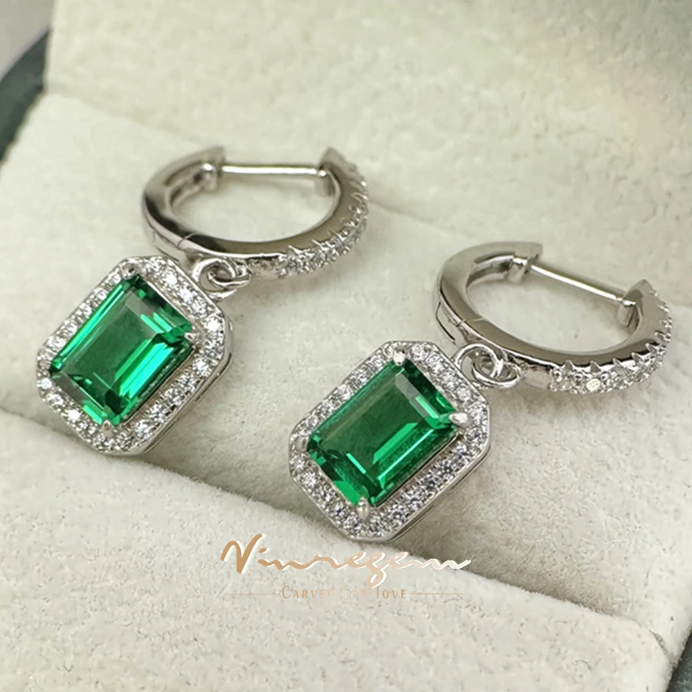 Vinregem 5*7 мм 1CT изумрудной огранки лабораторный изумруд высокоуглеродистый бриллиант драгоценный камень висячие серьги из стерлингового серебра 925 пробы ювелирные изделия
Vinregem 5*7 мм 1CT изумрудной огранки лабораторный изумруд высокоуглеродистый бриллиант драгоценный камень висячие серьги из стерлингового серебра 925 пробы ювелирные изделия