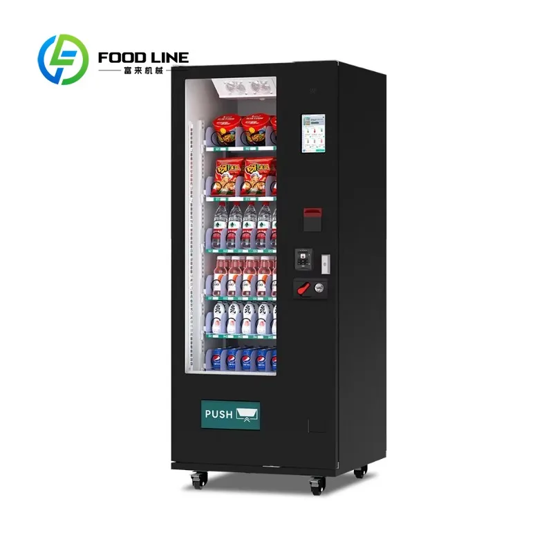 Customized size Snacks and beverages vending machines Outdoor vending machines Payment credit cards
Customized size Snacks and beverages vending machines Outdoor vending machines Payment credit cards