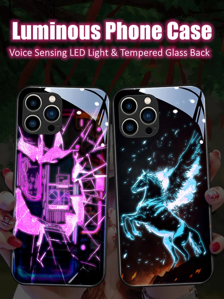 Special LED Light Glow Luminous Tempered Glass TPU Border Phone Case for Samsung S24 S21 S23 Note 10 20 A14 A54 A73 Plus Ultra
Special LED Light Glow Luminous Tempered Glass TPU Border Phone Case for Samsung S24 S21 S23 Note 10 20 A14 A54 A73 Plus Ultra