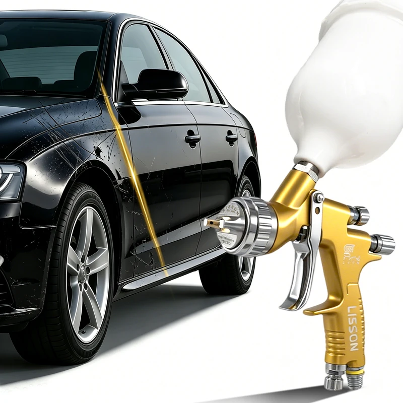 Professional Spray Gun 1.3mm HVLP Paint Gun GTI Pro Lite 600cc Spray Gun Sprayer For Car Furniture Primer Arnish And Top Coat
Professional Spray Gun 1.3mm HVLP Paint Gun GTI Pro Lite 600cc Spray Gun Sprayer For Car Furniture Primer Arnish And Top Coat
