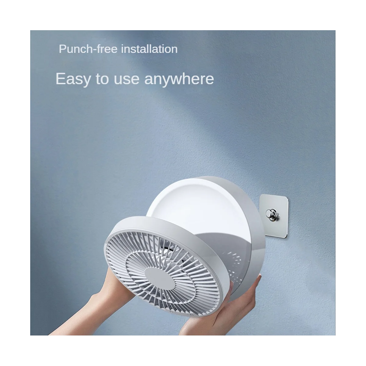 Portable Fan with LED Light 4000Mah Rechargeable Digital Display Desktop Fan Summer Fan Bedroom Desk Cooling Fan-White
Portable Fan with LED Light 4000Mah Rechargeable Digital Display Desktop Fan Summer Fan Bedroom Desk Cooling Fan-White
