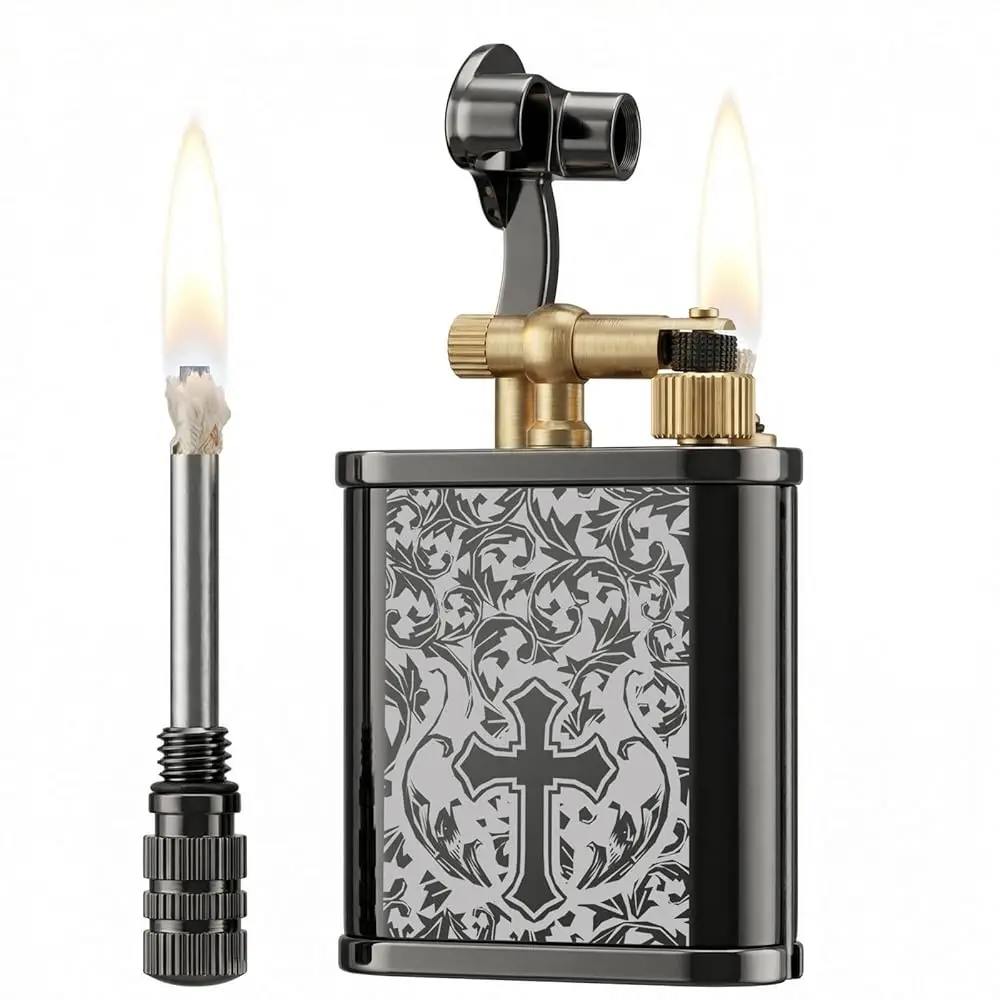 Ailexpress Recommendation - Retro Lift Arm Kerosene Lighter & Permanent Match 2-in-1, Antique Style Fluid Lighter with Spare Fli
Ailexpress Recommendation - Retro Lift Arm Kerosene Lighter & Permanent Match 2-in-1, Antique Style Fluid Lighter with Spare Fli