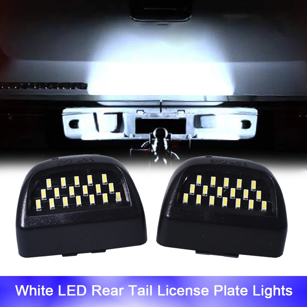 For Cadillac Escalade EXT ESV GMC Yukon XL 1500 2500 Chevrolet Tahoe Traverse LED License Plate Lights Stop Lamp Car Styling
For Cadillac Escalade EXT ESV GMC Yukon XL 1500 2500 Chevrolet Tahoe Traverse LED License Plate Lights Stop Lamp Car Styling