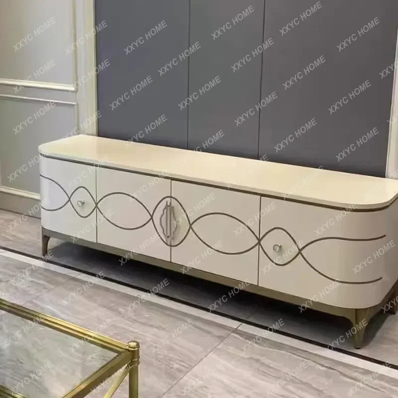 BJ Light Luxury Living Room Solid Wood Storage Floor Cabinet Cream Wind TV Cabinet Coffee Table Combination
BJ Light Luxury Living Room Solid Wood Storage Floor Cabinet Cream Wind TV Cabinet Coffee Table Combination