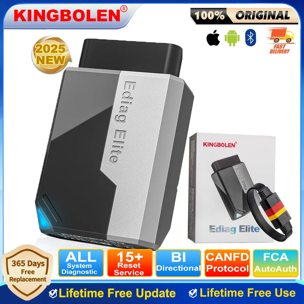 NEW Kingbolen Ediag Elite OBD2 Scanner All System Active Test 15+ Resets Bluetooth Scan Tool Lifetime Free Update pk Thinkcar
NEW Kingbolen Ediag Elite OBD2 Scanner All System Active Test 15+ Resets Bluetooth Scan Tool Lifetime Free Update pk Thinkcar